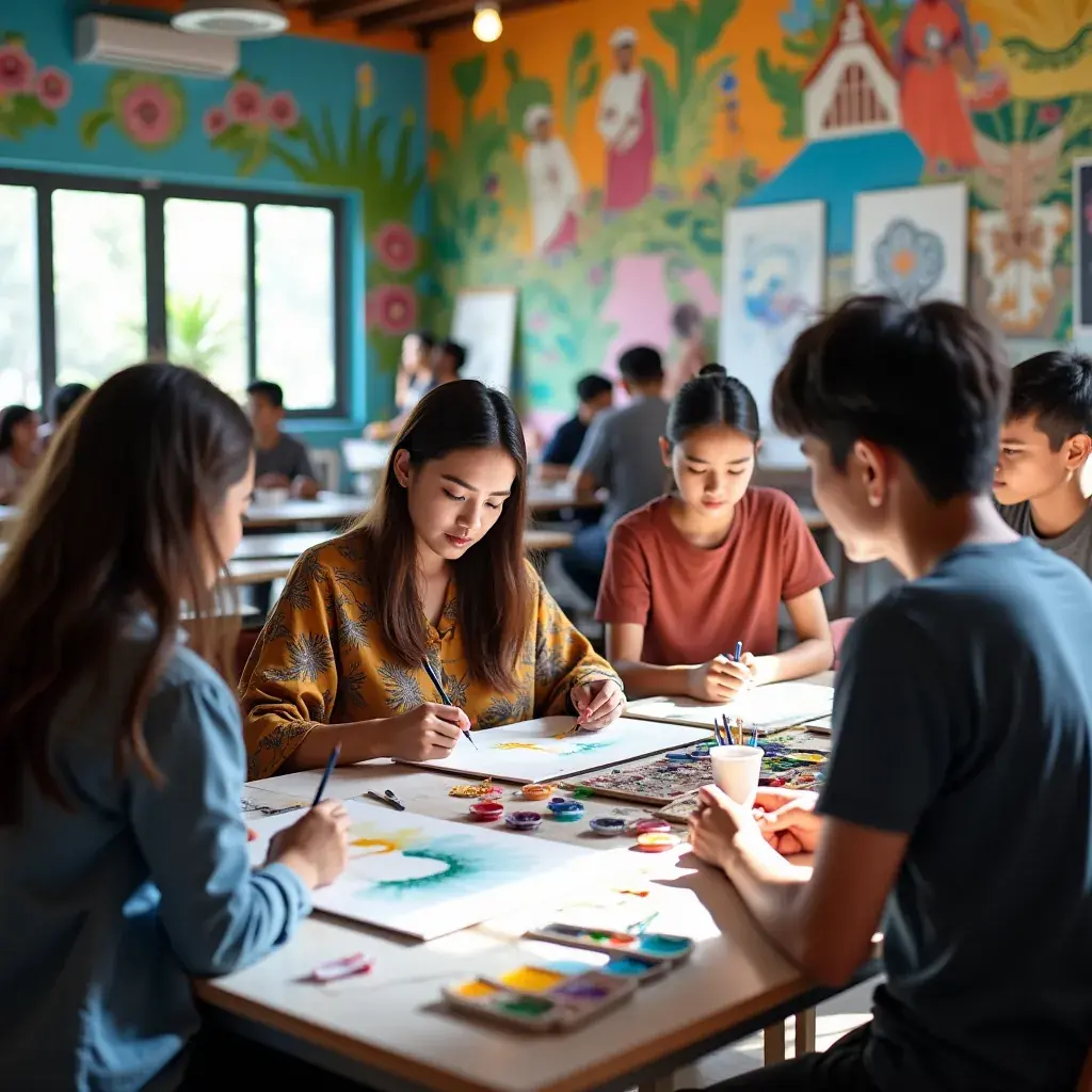 Modern office environment